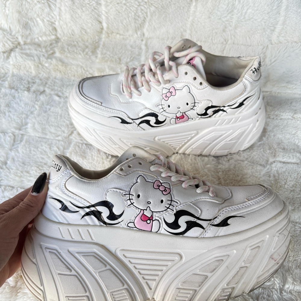 Hello kitty platform sneakers by Bershka